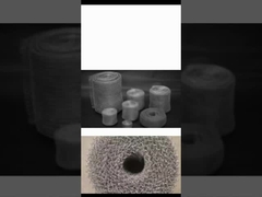 OD25mm Komprimierte Gewirkte Drahtnetze Filtergasflüssigkeit 0,55mm 100masch/Zoll