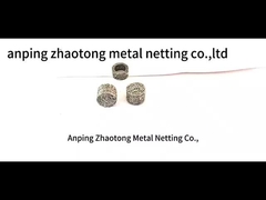 SS Gewirkte Netze 4*5mm Mesh Loch Gasflüssigkeit AISI 301 Für Demister