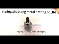 316L Strickdrahtmaschen Zwillingsdraht / Dogandraht 0,18mm Durchmesser 38mm Breite für Wärmedämmung