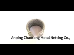 Einfach gewebte Stähle aus Geflechtem Drahtmaschen Rollen