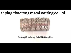 PP / SS316 Gewirktes Mesh Stoff 0,5 mm Durchmesser 1000 mm Breite Wellenförmige Körnchenform