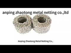 99% Filter Komprimiert Gewirkt Drahtnetz Größe angepasste Probe verfügbar OEM akzeptieren