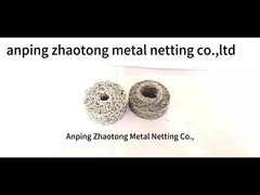 SS Gewirkte Netze 4*5mm Mesh Loch Gasflüssigkeit AISI 301 Für Demister