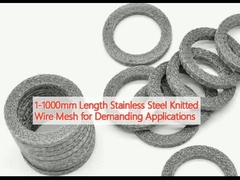 1-1000mm Länge Edelstahl-Gestrickt-Drahtnetz für anspruchsvolle Anwendungen