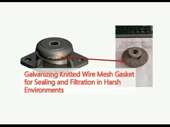 Verzinkte Gaskette für gestrickte Drahtnetze zur Abdichtung und Filtration in rauen Umgebungen