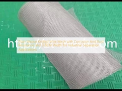 Plain Weave Stricked Wire Mesh mit Korrosions- und Rostbeständigkeit und Breite von 3,8 cm für industrielle Trennanwendungen