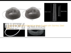 Flüssigkeitsfilter Quadrat-Gestrickte Drahtnetzdichtung mit Edelstahldraht