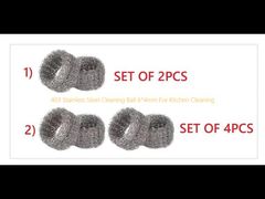 Reinigungskugel aus 403 Edelstahl, 6 x 4 mm, für die Küchenreinigung