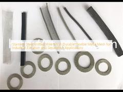 Edelstahl-Gestrickte-Drahtnetze Dauerhaftes, flexibles Metallnetz für industrielle Filtrations- und Separationsanwendungen