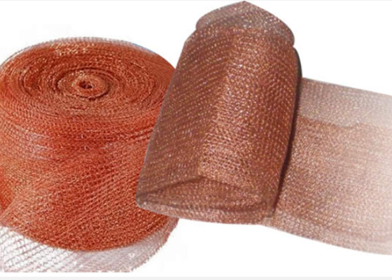 300 Breite gestrickte Kupferdraht-Mesh And Tubes For Demister-Filter