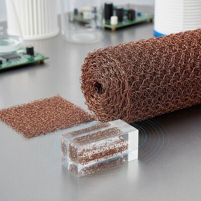 Korrosionsbeständiges Kupferstricknetz, für elektromagnetische Abschirmung und industrielle Filtrationsanwendungen konzipiert
