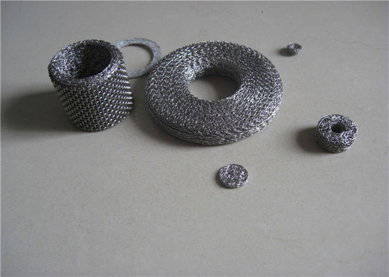 0.08 - 0.45mm Draht Mesh Washer Ring Shape SUS316L für Schalldämpfer