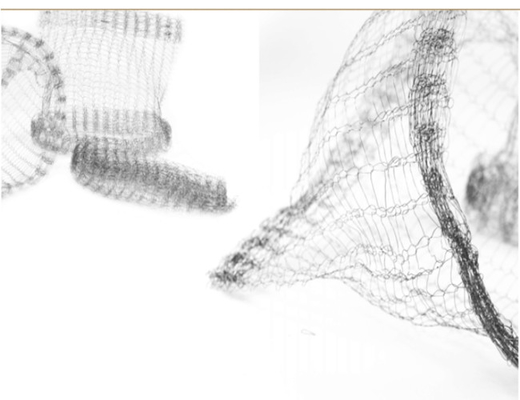 SS304 gestrickter Draht Mesh Planting Basket 0.05-0.48mm für Baum/Blume