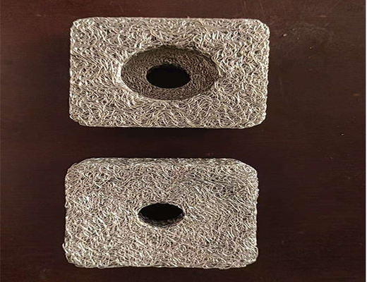 Hohe Korrosionsbeständigkeit Verdichtete Strickdrahtnetze für Rechteckfilterung