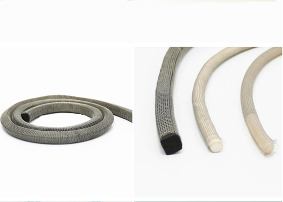 Soem gestricktes Loch Draht-Mesh Gasket Stainless Steels 0.55mm 12x6mm für Dichtung