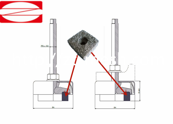 Gute Filterbeständigkeit Komprimiertes gestricktes Drahtnetz für Flüssigkeitsfilter 14 X 10 mm Durchmesser