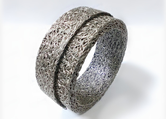 55*20*10mm drückten gestrickten Filter 0.55mm der Metalldraht-Maschen-99% zusammen