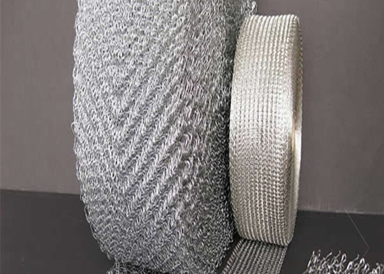 Edelstahl gestrickter Filter Draht-Mesh Tapes 0.20mm 95% für Katalysator-Masche