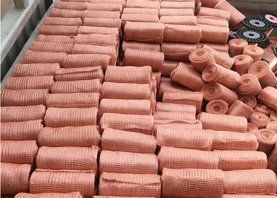 8mm SS304 strickten Widerstand Mesh Fabric ODM-hoher Temperatur 800 Grad