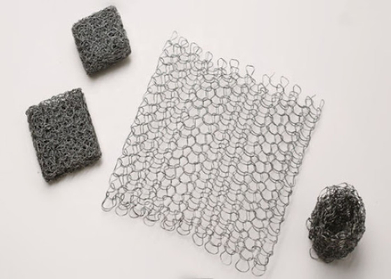 Quadrat-metallischer Berg 50g strickte Draht Mesh Gasket 310s für Kissen-Antierschütterung