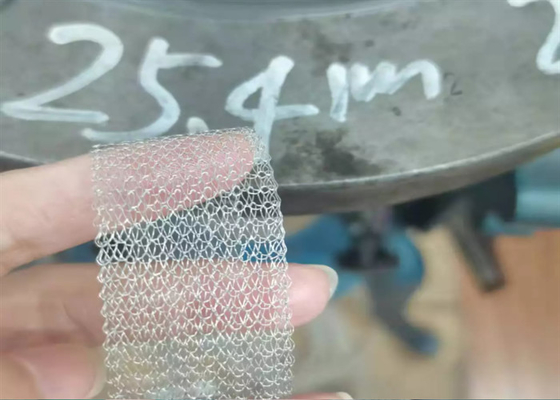 2.5CM-Rollen aus gestricktem Gitter aus Edelstahl für Bildschirme
