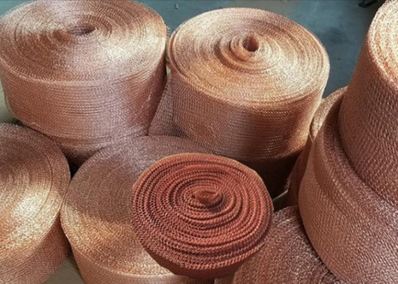 300 Breite gestrickte Kupferdraht-Mesh And Tubes For Demister-Filter