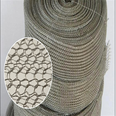 Silberner Leinwandbindungs-Edelstahl strickte Draht Mesh Width 200mm