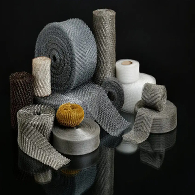 10 mm Gaskette aus Edelstahl aus gestricktem Drahtnetz für Filter