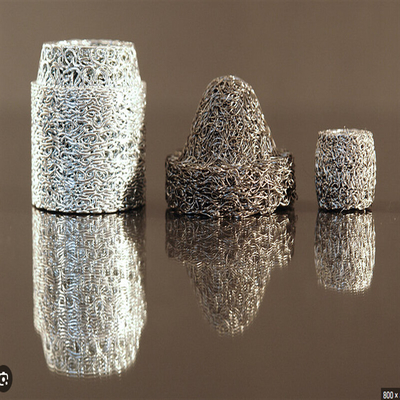 Drahtdurchmesser 0,08 - 0,5 mm Verdichtete Strickdrahtnetze für Filtrationsindustrie