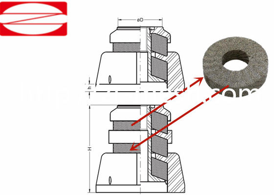 Maschendraht aus gestricktem Edelstahl mit 0,05–0,5 mm Durchmesser, Breite 300 mm, mit guter Durchlässigkeit