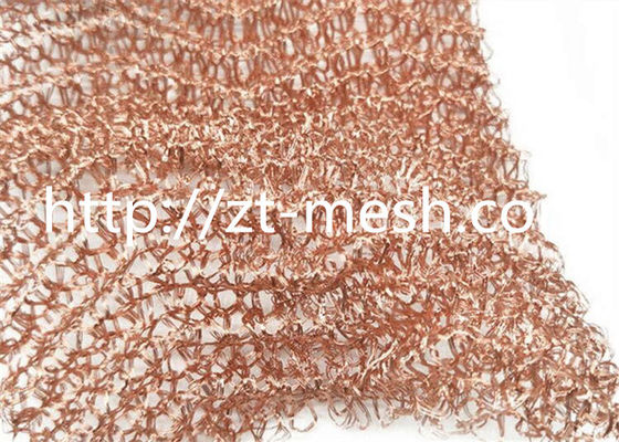 Korrosionsbeständiges Kupferstricknetz, für elektromagnetische Abschirmung und industrielle Filtrationsanwendungen konzipiert