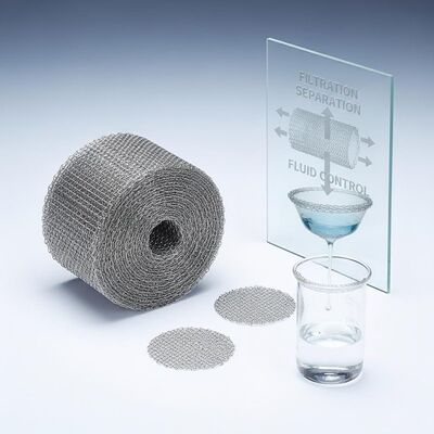 2 * 3 mm gestricktes Drahtgeflecht aus Edelstahl, geeignet für Filtrationstrennung und industrielle Flüssigkeitskontrollanwendungen