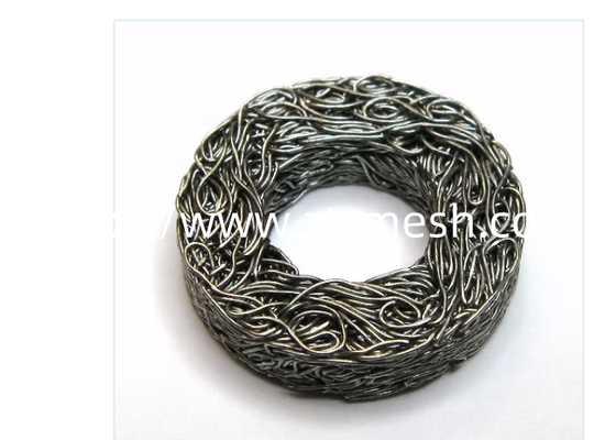 Edelstahl gestrickte Mesh-Auspuffdichtung Od20*10*5mm komprimierte Drahtgeflecht-Unterlegscheibe für Auto