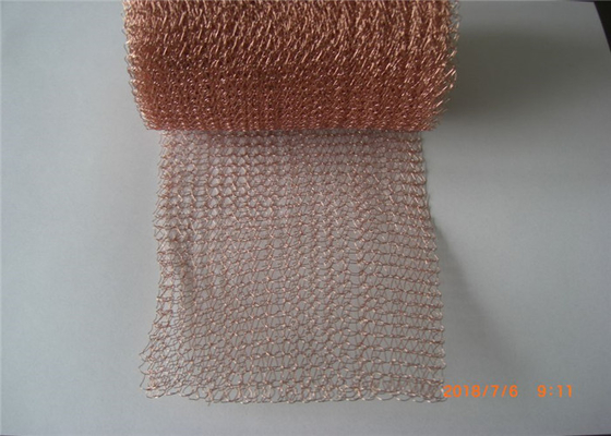 Wiederverwendbare kupferne gestrickte Masche SS304 SS316 drücken flach,/gewölbte Form 0.5mm