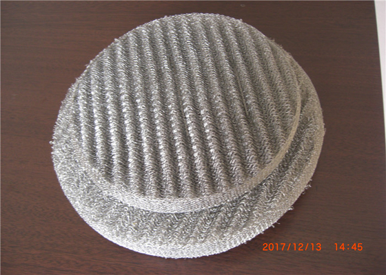 Rundung gestrickte Korrosionsbeständigkeit Mesh Demister Pads 0.23mm