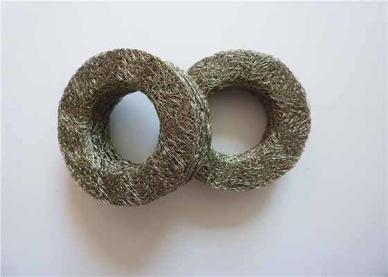 OD30mm-drückte zylinderförmiger Antierschütterungs-Berg SS304 SS316 Maschendraht 0.09mm - 0.55mm zusammen