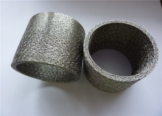 OD30mm-drückte zylinderförmiger Antierschütterungs-Berg SS304 SS316 Maschendraht 0.09mm - 0.55mm zusammen