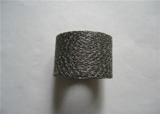 OD30mm-drückte zylinderförmiger Antierschütterungs-Berg SS304 SS316 Maschendraht 0.09mm - 0.55mm zusammen