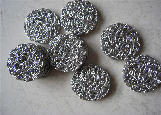 Schalldämpfer drückten gestrickten Maschendraht 5mm - 25mm 90% Filter für das industrielle Auto zusammen