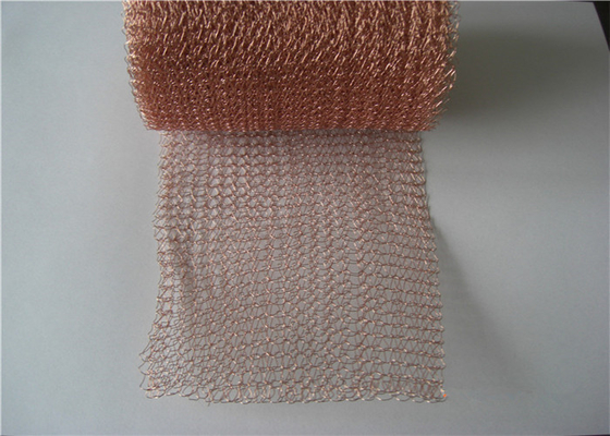 0.12mm gestrickte Breite Kupferdraht-Mesh Tapes 100mm für Filter