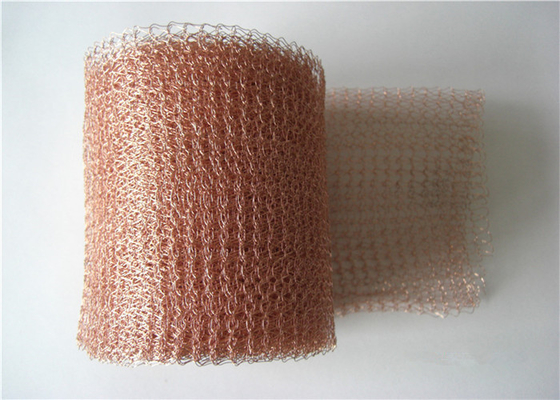 Flüssige Entstörung Tin Coated Knitted Wire Meshs 40mm Dampf-30m/roll für die Abschirmung