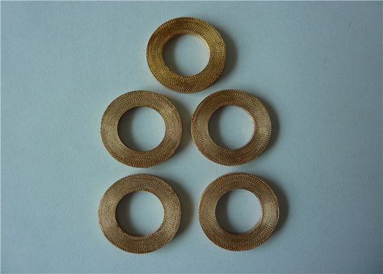 Industrie Metalldraht-Mesh Washers 0.05mm O Ring Filter Element For Electronics
