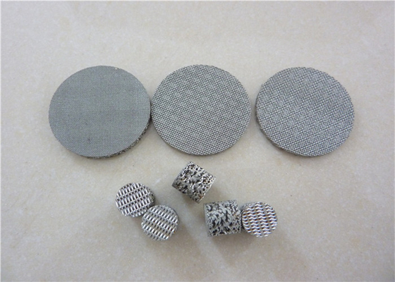 Der 5 Lage-Edelstahl sinterte Maschendraht 5 10 eine 15 Mikrometer-Kreisart