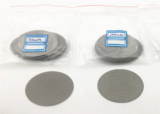 Ultra feiner 100 Mikrometer-Edelstahl-Draht Mesh Rounded 316L 100μm