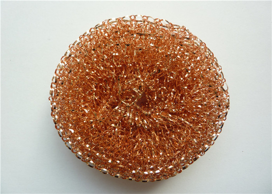 Dauerhafte 40g asphaltieren kupfernen Mesh Scourer für Topf-Küchen-Reinigung