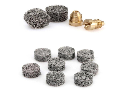 0.12mm Soem drückte gestrickten Draht Mesh Ring Foam Filter Pressure Washer zusammen