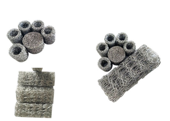 Flexibles 20 x 60 mm dickes, gestricktes Drahtgeflecht, das hervorragende Filtration und strukturelle Stabilität in industriellen Anwendungen bietet