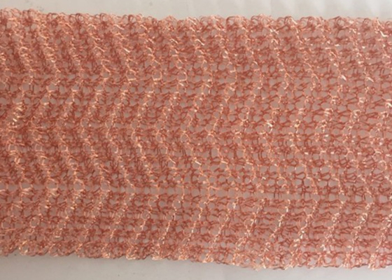 Gewölbtes/quetschverbundene kupferne gestrickte Maschendraht 0.18mm Soem für Filter