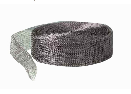 Edelstahl gestrickter Draht Mesh Gasket 1 Zoll-Breite für EMI Shielding
