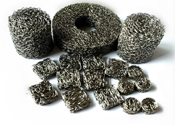 Quadratische Form drückte gestricktes Maschendraht 80mm Draht Edelstahl-316 Mesh Filter zusammen